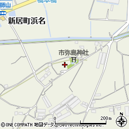 静岡県湖西市新居町浜名3646-1周辺の地図