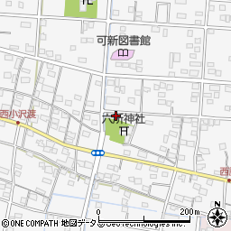 静岡県浜松市中央区小沢渡町1028周辺の地図