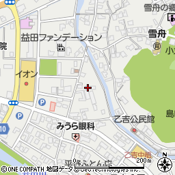 島根県益田市乙吉町202周辺の地図