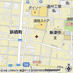 静岡県浜松市中央区新橋町660周辺の地図