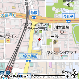 ホテルアジール・奈良周辺の地図