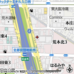 大阪ケービー食品周辺の地図
