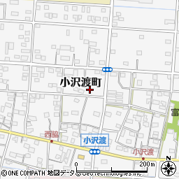 静岡県浜松市中央区小沢渡町341周辺の地図