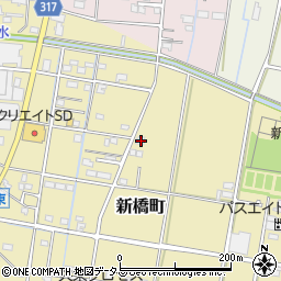 静岡県浜松市中央区新橋町58周辺の地図