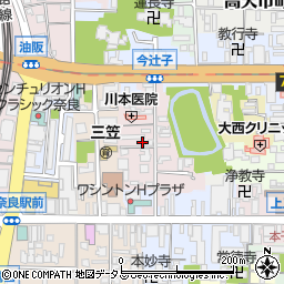 奈良県奈良市今辻子町36周辺の地図