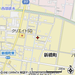 静岡県浜松市中央区新橋町81周辺の地図