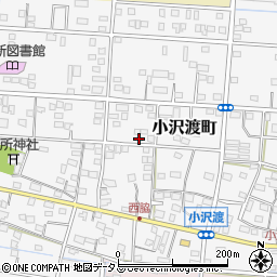 静岡県浜松市中央区小沢渡町323周辺の地図