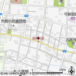 静岡県浜松市中央区小沢渡町1054周辺の地図