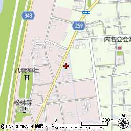 静岡県磐田市川袋99周辺の地図