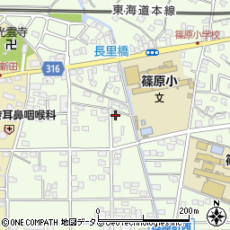 静岡県浜松市中央区篠原町20112周辺の地図