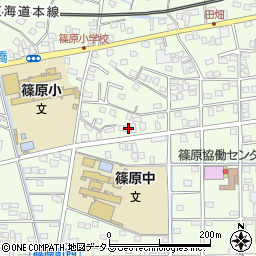 静岡県浜松市中央区篠原町20211周辺の地図