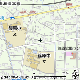 静岡県浜松市中央区篠原町20195周辺の地図