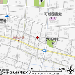静岡県浜松市中央区小沢渡町1088周辺の地図