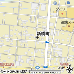 静岡県浜松市中央区新橋町645周辺の地図