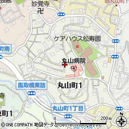 兵庫県神戸市長田区丸山町周辺の地図