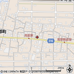 静岡県浜松市中央区馬郡町1037周辺の地図