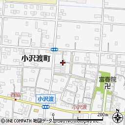 静岡県浜松市中央区小沢渡町362周辺の地図