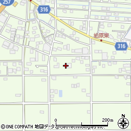静岡県浜松市中央区篠原町22452周辺の地図