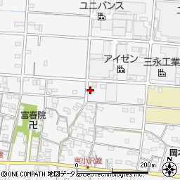 静岡県浜松市中央区小沢渡町399周辺の地図