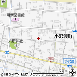 静岡県浜松市中央区小沢渡町1124周辺の地図