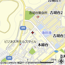 愛知県田原市吉胡町木綿台28周辺の地図