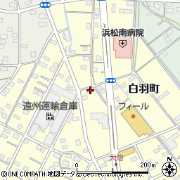 静岡県浜松市中央区白羽町451周辺の地図
