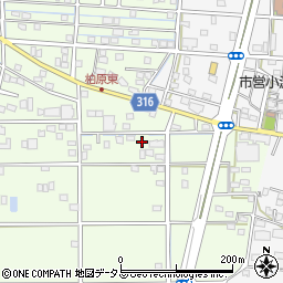 静岡県浜松市中央区篠原町22543周辺の地図