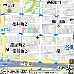 本格中華食べ飲み放題居酒屋 満福  谷町店周辺の地図