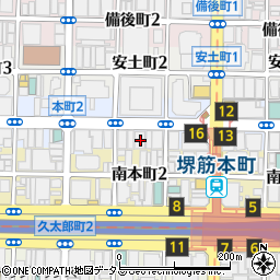 オリエントオーバーシーズコンテナラインリミテッド大阪事務所カウンター業務周辺の地図