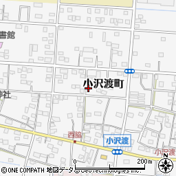 静岡県浜松市中央区小沢渡町331周辺の地図