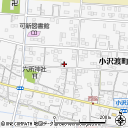 静岡県浜松市中央区小沢渡町1119周辺の地図