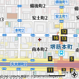 三甲大阪本町ビル周辺の地図