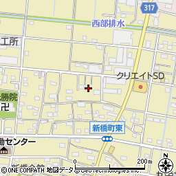 静岡県浜松市中央区新橋町988周辺の地図