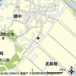 愛知県田原市吉胡町郷中40周辺の地図