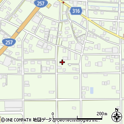 静岡県浜松市中央区篠原町22087周辺の地図