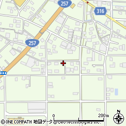 静岡県浜松市中央区篠原町22096周辺の地図