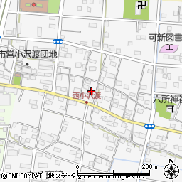静岡県浜松市中央区小沢渡町1052周辺の地図