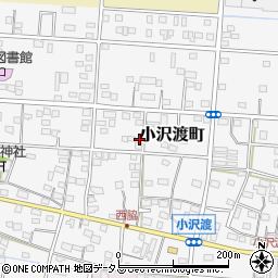静岡県浜松市中央区小沢渡町329周辺の地図