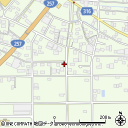 静岡県浜松市中央区篠原町22088周辺の地図