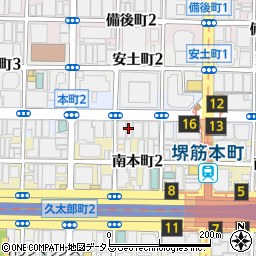 蛸のつぼ 本町店周辺の地図