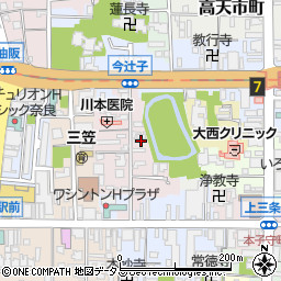 奈良県奈良市今辻子町16周辺の地図