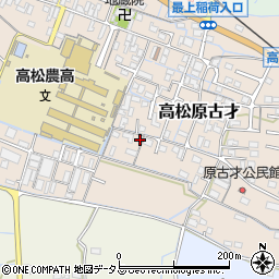 岡山県岡山市北区高松原古才377周辺の地図