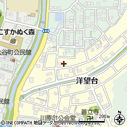 静岡県掛川市洋望台19-20周辺の地図