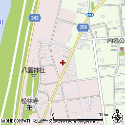 静岡県磐田市川袋97周辺の地図