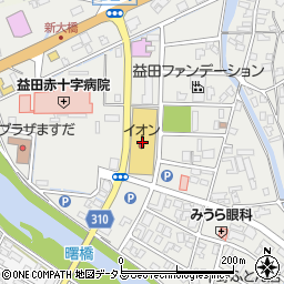 イオン益田店周辺の地図