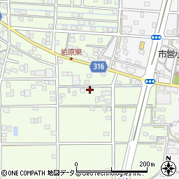 静岡県浜松市中央区篠原町22544周辺の地図