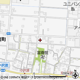 静岡県浜松市中央区小沢渡町379周辺の地図