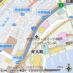 ハローワーク神戸港労働周辺の地図