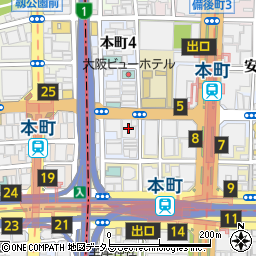 本町オルゴビル周辺の地図