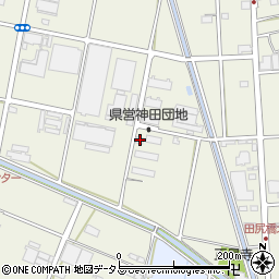 静岡県浜松市中央区神田町1421周辺の地図